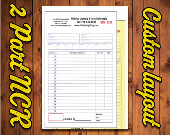 Forms - 2 Part NCR (1000 Qty)
