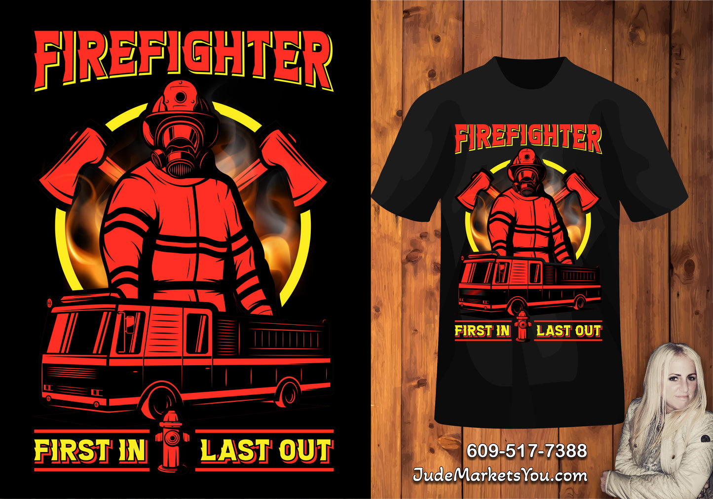 FIREFIGHTER TSHIRT - Style 1