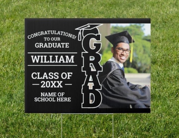 Lawn Signs - Full Color Custom Graduation Signs