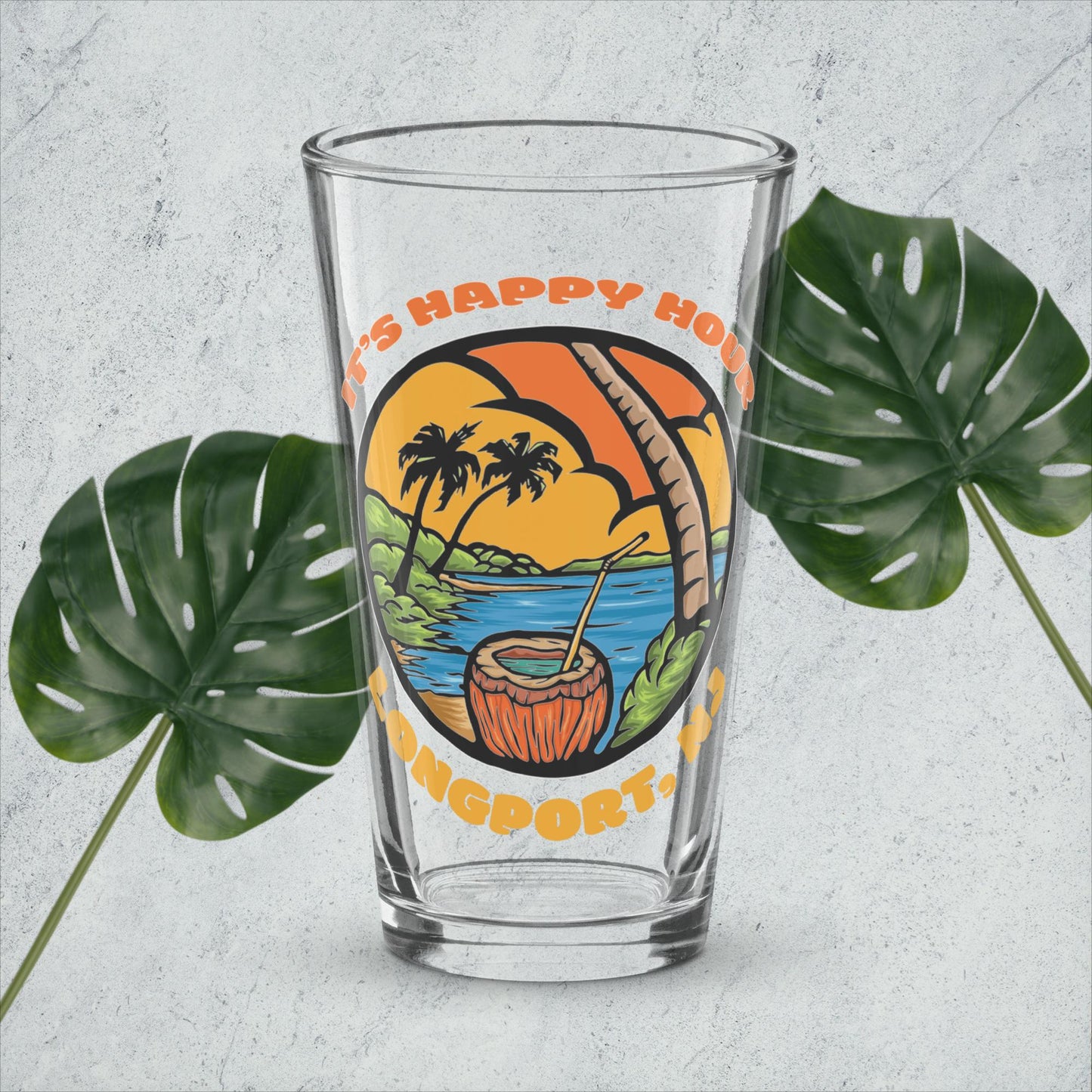 Shaker pint glass