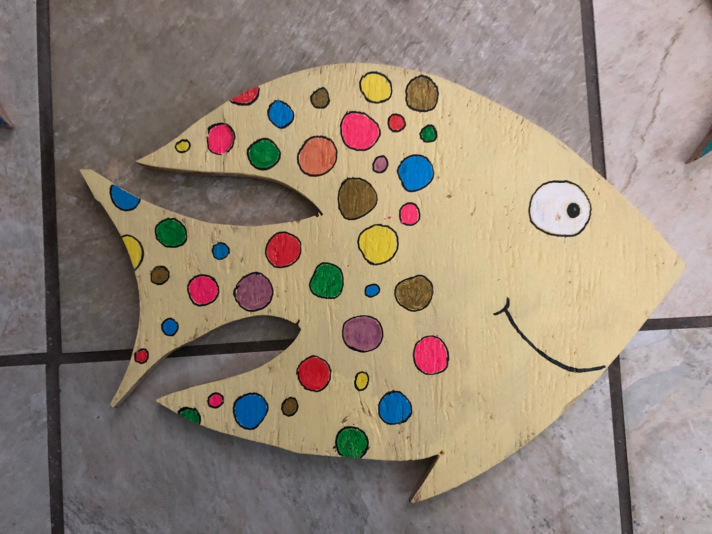 Custom Wooden Handpainted Fish