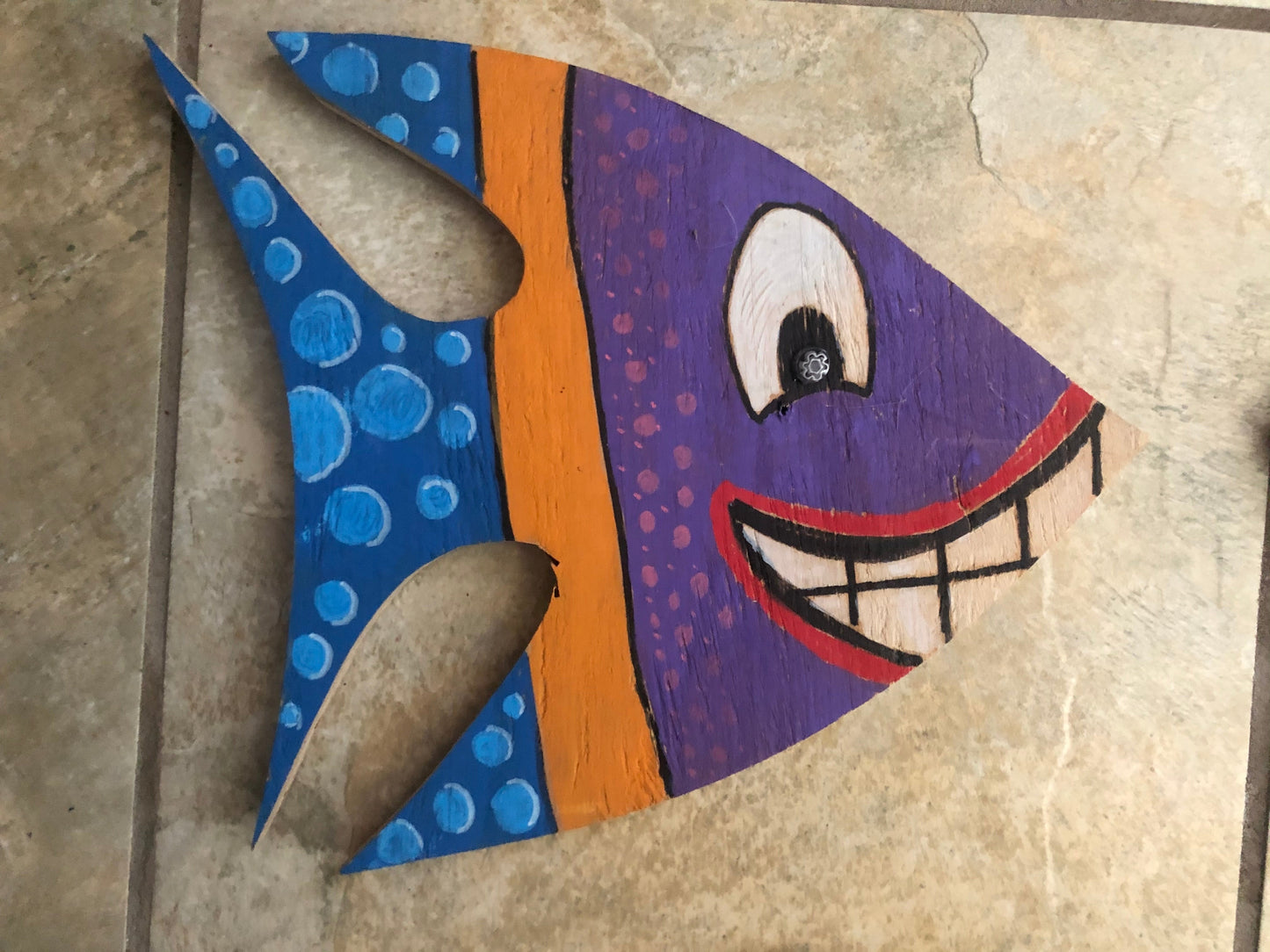 Custom Wooden Handpainted Fish