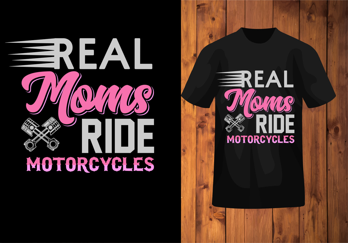 Tshirt Real Moms Ride