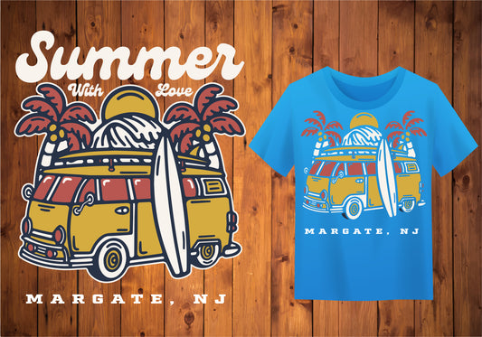 Tshirt Summer with Love in Margate, NJ